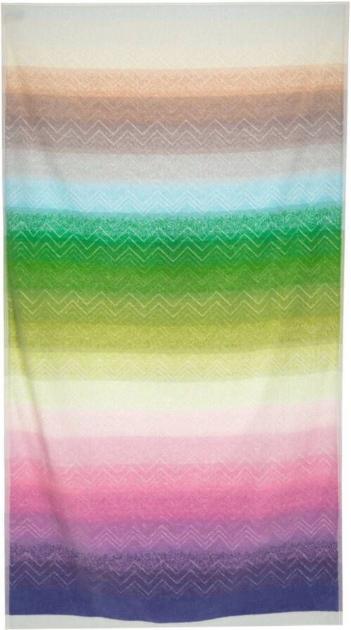 Missoni Home Gestreepte strandlaken Blauw