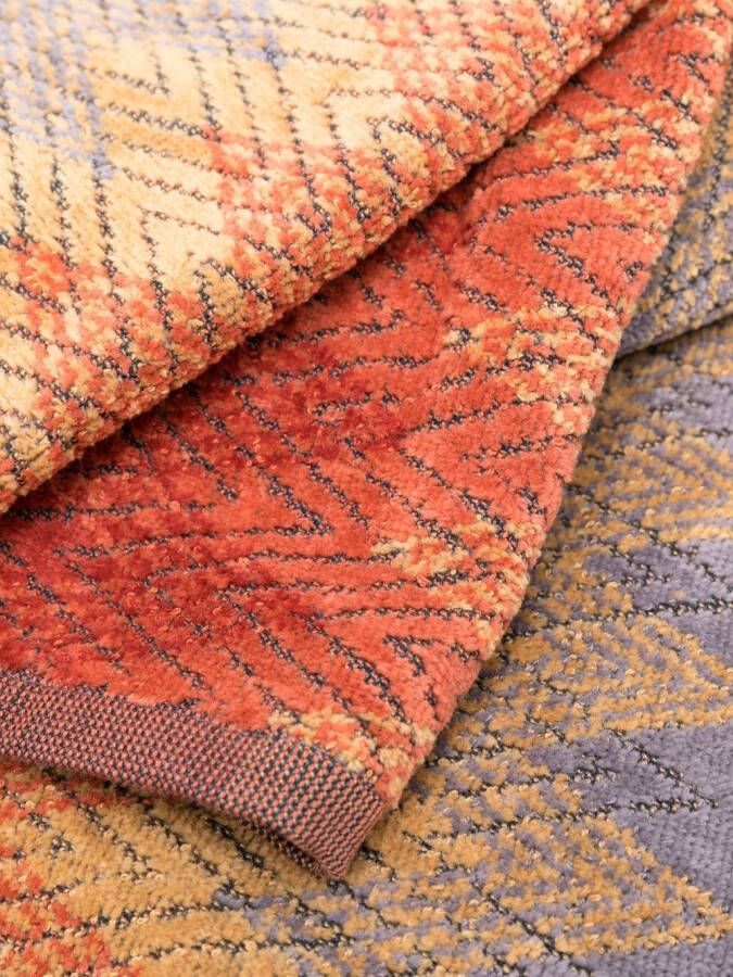Missoni Home Strandlaken met zigzag patroon Oranje