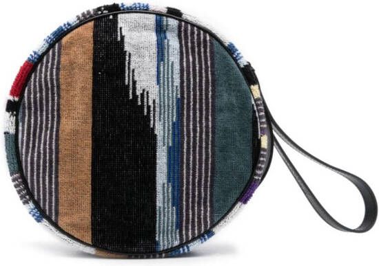 Missoni Home Toilettas met jacquard Blauw