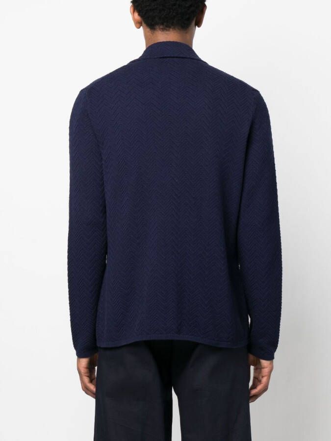 Missoni Jack met enkele rij knopen Blauw