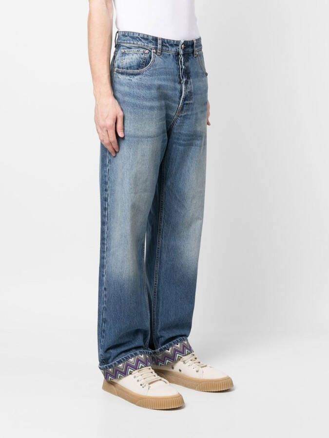 Missoni Jeans met stonewash-effect Blauw