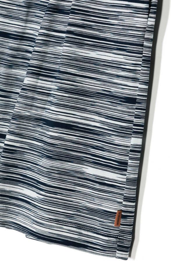 Missoni Kids Fijngebreide shorts Blauw