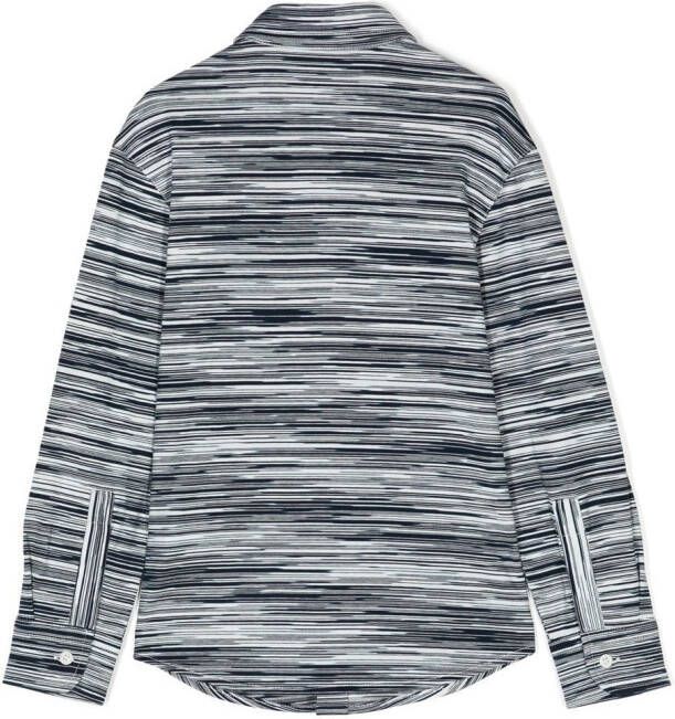 Missoni Kids Gestreept shirt Blauw