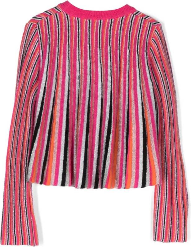 Missoni Kids Intarsia trui Roze