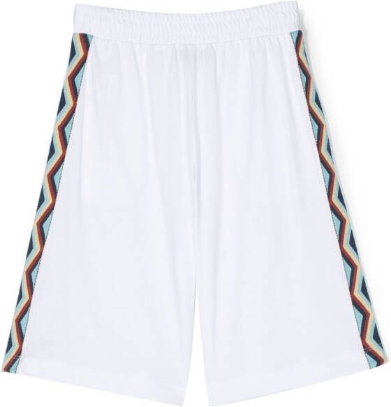 Missoni Kids Bermuda shorts met logo Wit