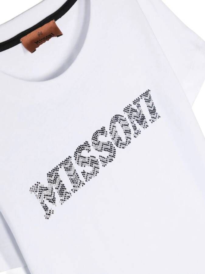 Missoni Kids T-shirt met logo Wit