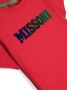 Missoni Kids T-shirt met geborduurd logo Rood - Thumbnail 3