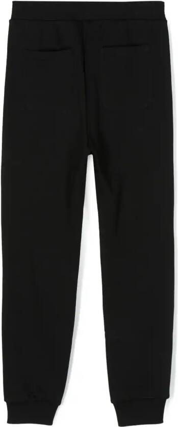 Missoni Kids Trainingsbroek met logo-reliëf Zwart
