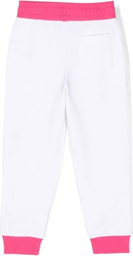 Missoni Kids Trainingsbroek met logoprint Wit