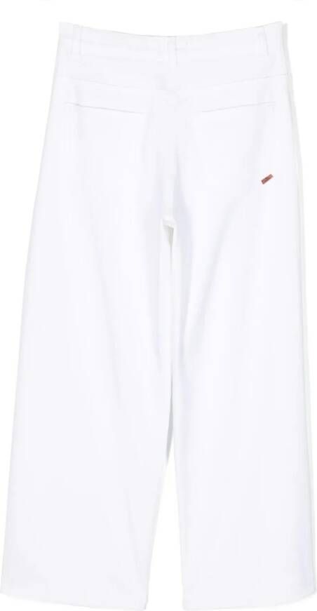 Missoni Kids Broek verfraaid met pailletten Wit