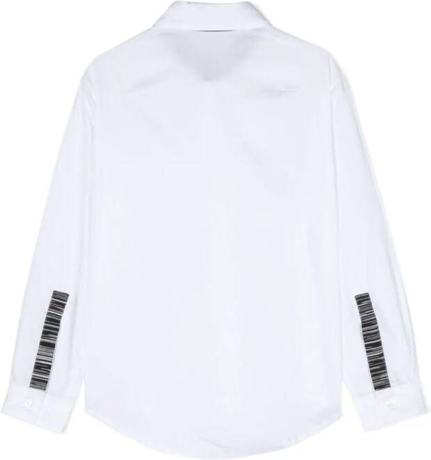 Missoni Kids Shirt met contrasterende afwerking Wit