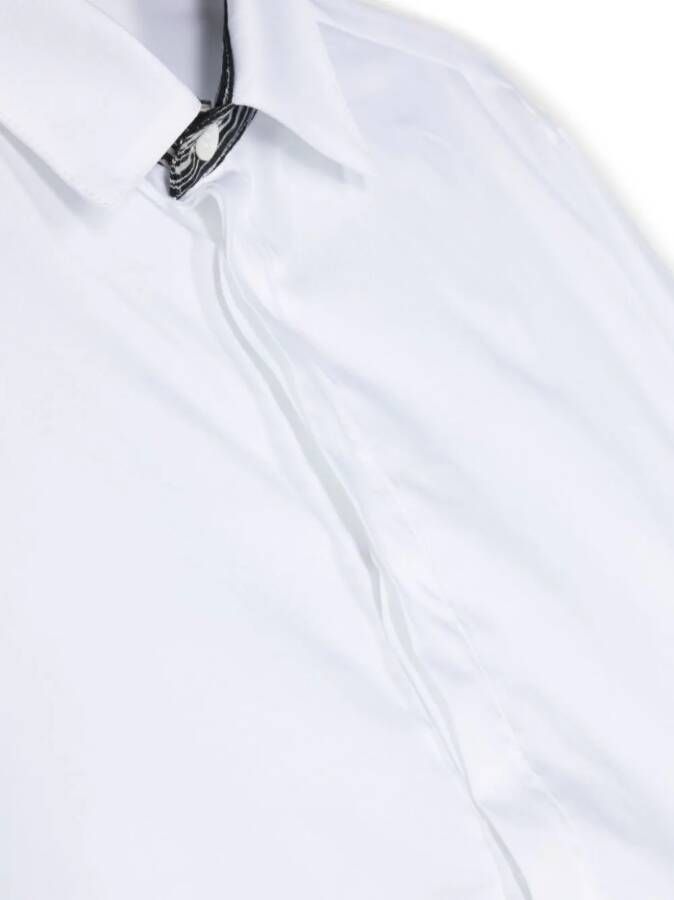 Missoni Kids Shirt met contrasterende afwerking Wit