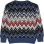 Missoni Kids Sweater met ronde hals Blauw - Thumbnail 2