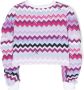 Missoni Kids Sweater met zigzag-print Roze - Thumbnail 2