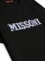 Missoni Kids T-shirt met geborduurd logo Zwart - Thumbnail 3