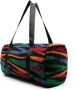 Missoni Kids zebra-pattern fleece-texture changing bag Zwart - Thumbnail 1