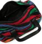 Missoni Kids zebra-pattern fleece-texture changing bag Zwart - Thumbnail 3