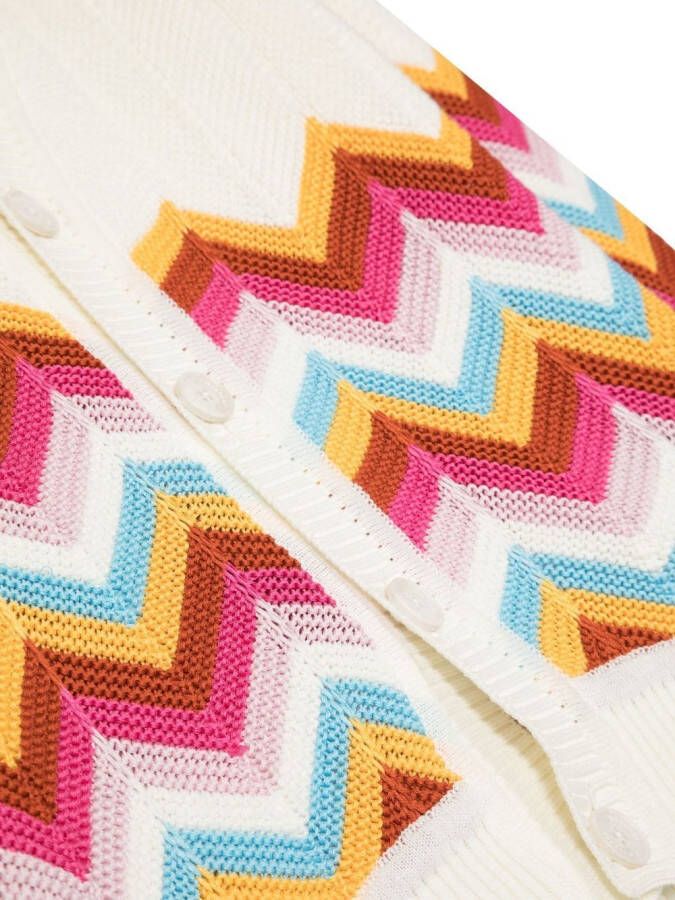 Missoni Kids Vest met V-hals Beige