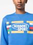 Missoni Sweater met logoprint Blauw - Thumbnail 5