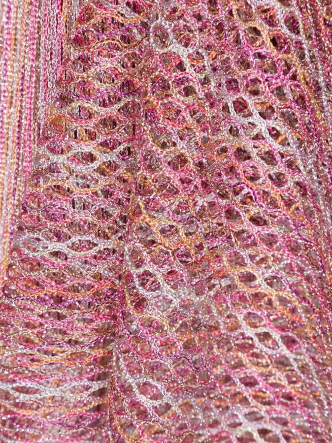 Missoni Metallic sjaal Roze