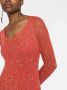 Missoni Mini-jurk met pailletten Oranje - Thumbnail 5