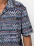 Missoni Overhemd met zigzag patroon Blauw - Thumbnail 5