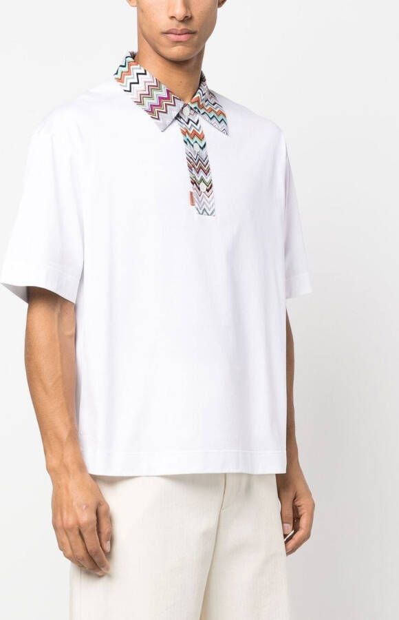 Missoni Poloshirt met knopen Wit