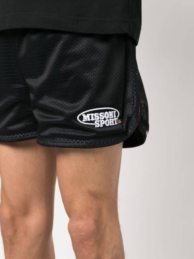 Missoni Shorts met geborduurd logo Zwart