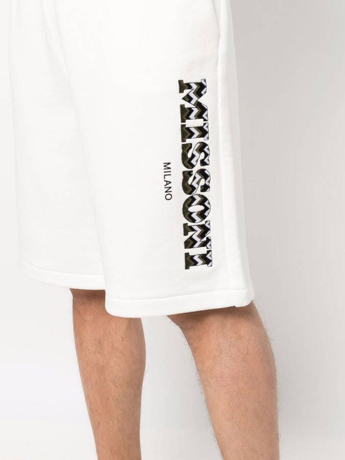 Missoni Shorts met logoprint Wit