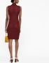 Missoni Mouwloze mini-jurk Rood - Thumbnail 4
