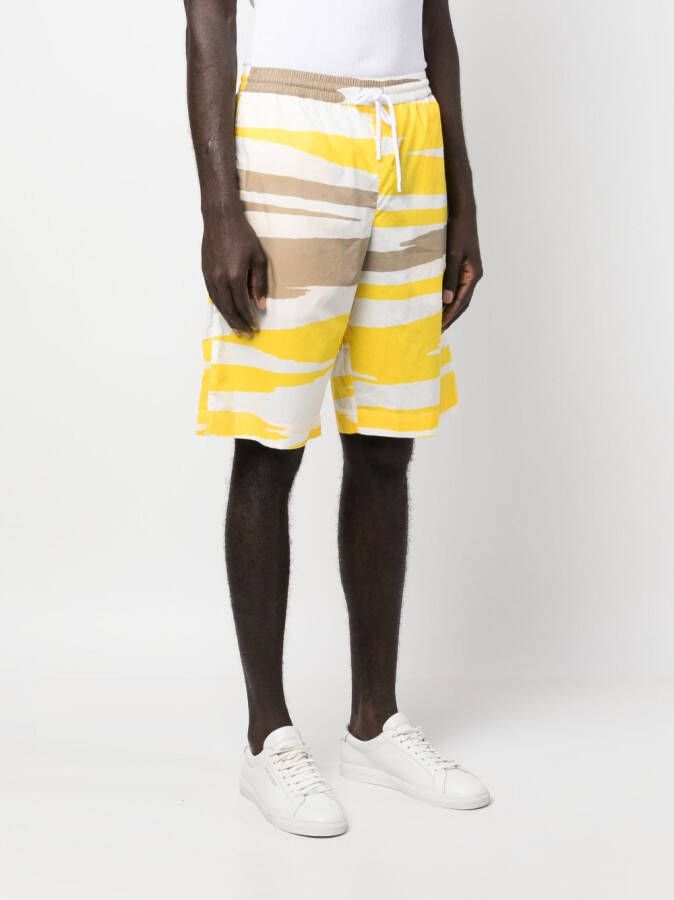 Missoni Bermuda shorts met print Geel