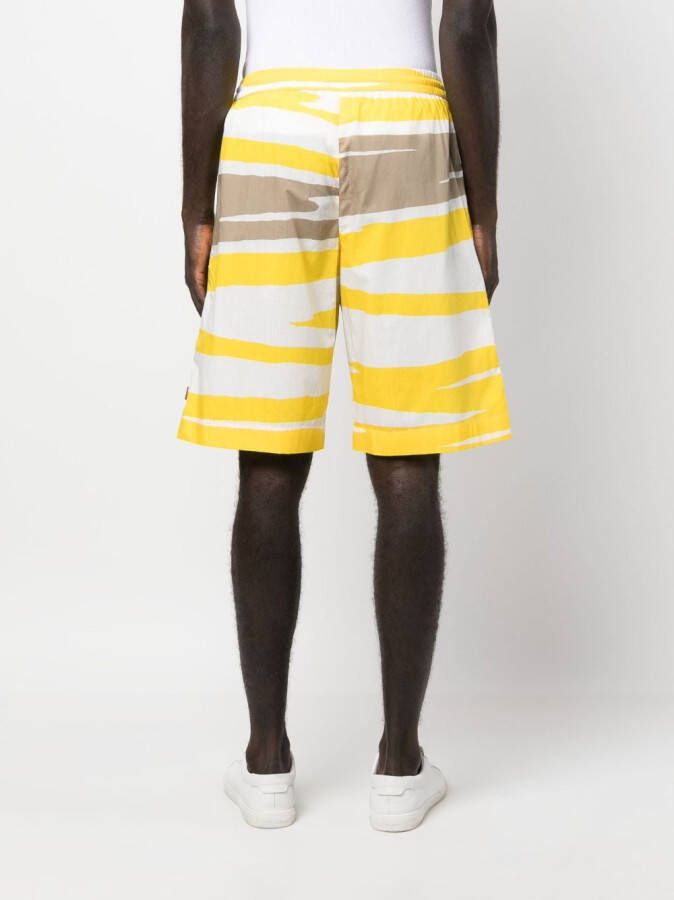 Missoni Bermuda shorts met print Geel