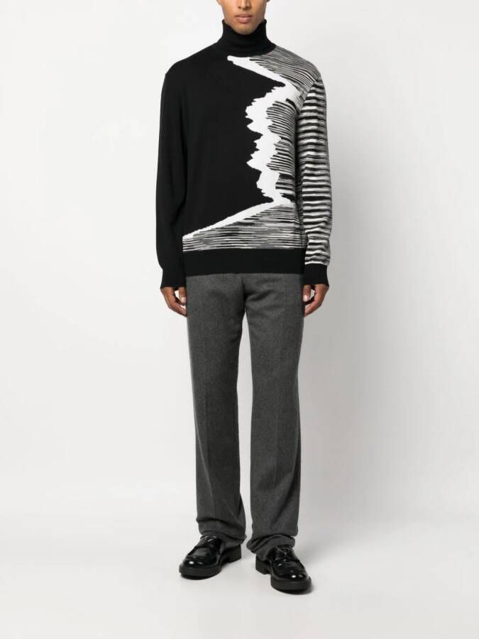Missoni Gestreepte coltrui Zwart