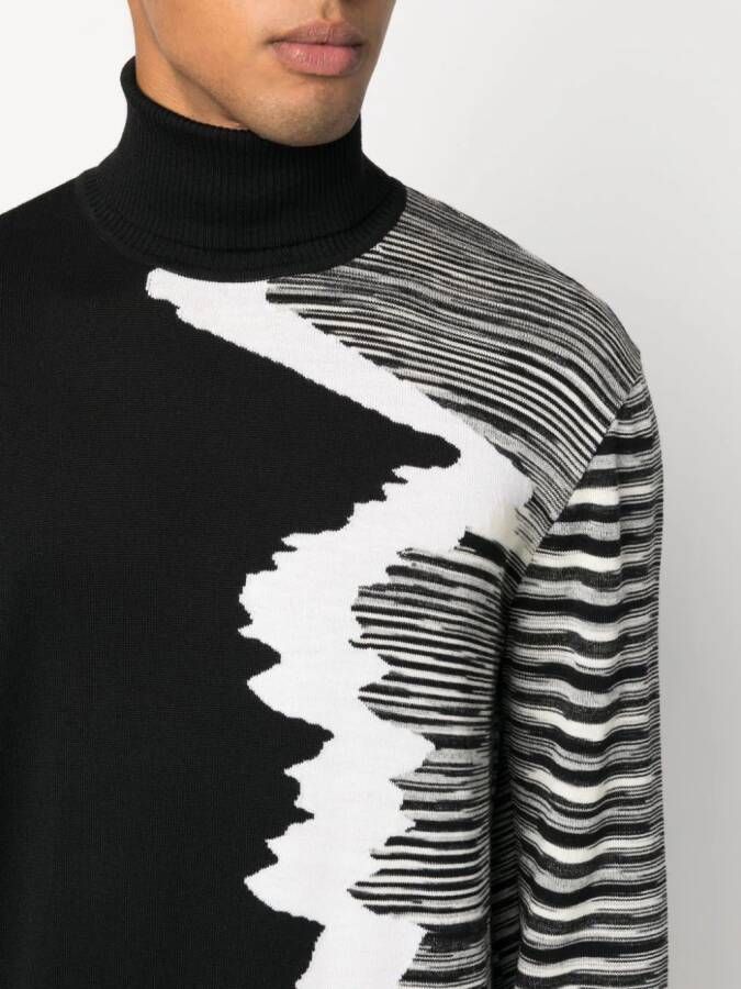 Missoni Gestreepte coltrui Zwart