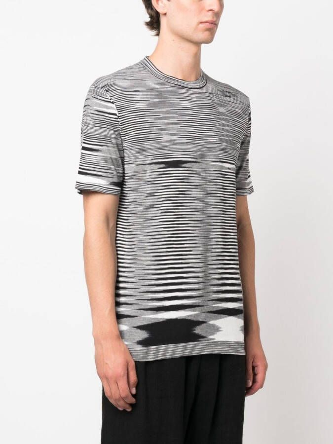 Missoni Gestreept T-shirt Zwart