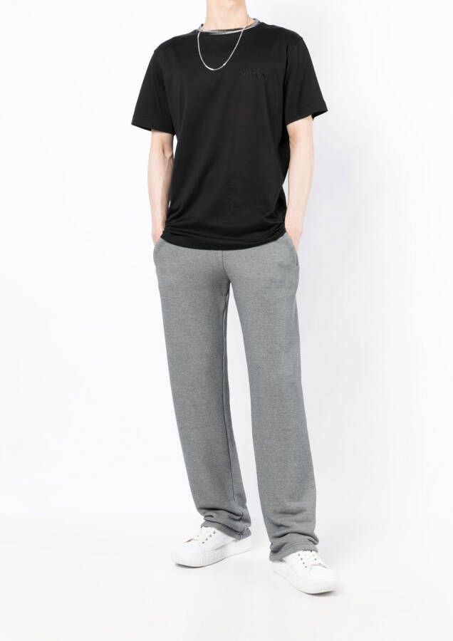 Missoni T-shirt met geborduurd logo Zwart