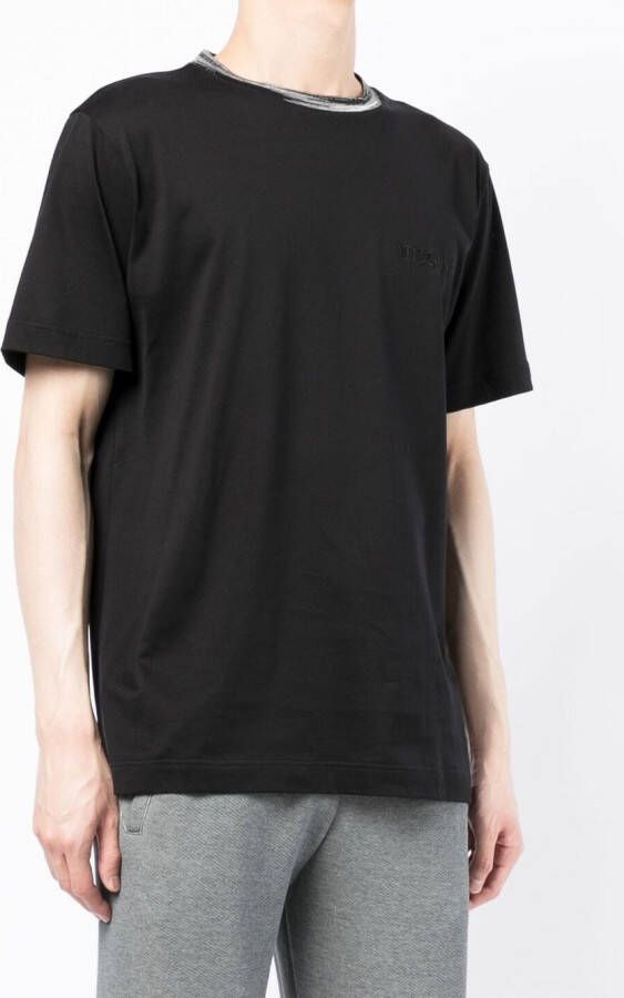 Missoni T-shirt met geborduurd logo Zwart
