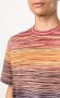 Missoni Katoenen T-shirt met kleurverloop Rood - Thumbnail 5
