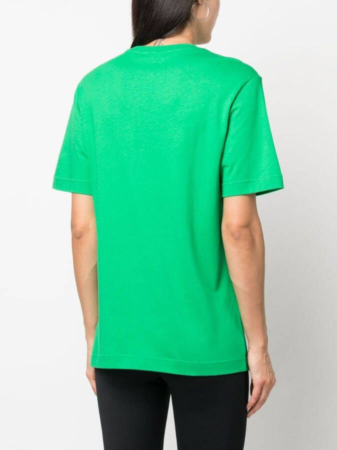 Missoni T-shirt met logoprint Groen