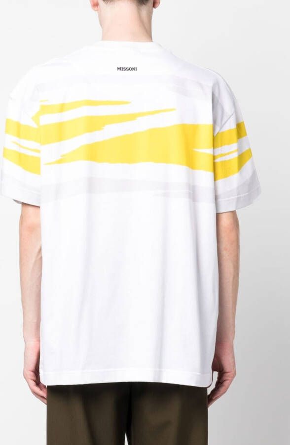 Missoni T-shirt met print Geel