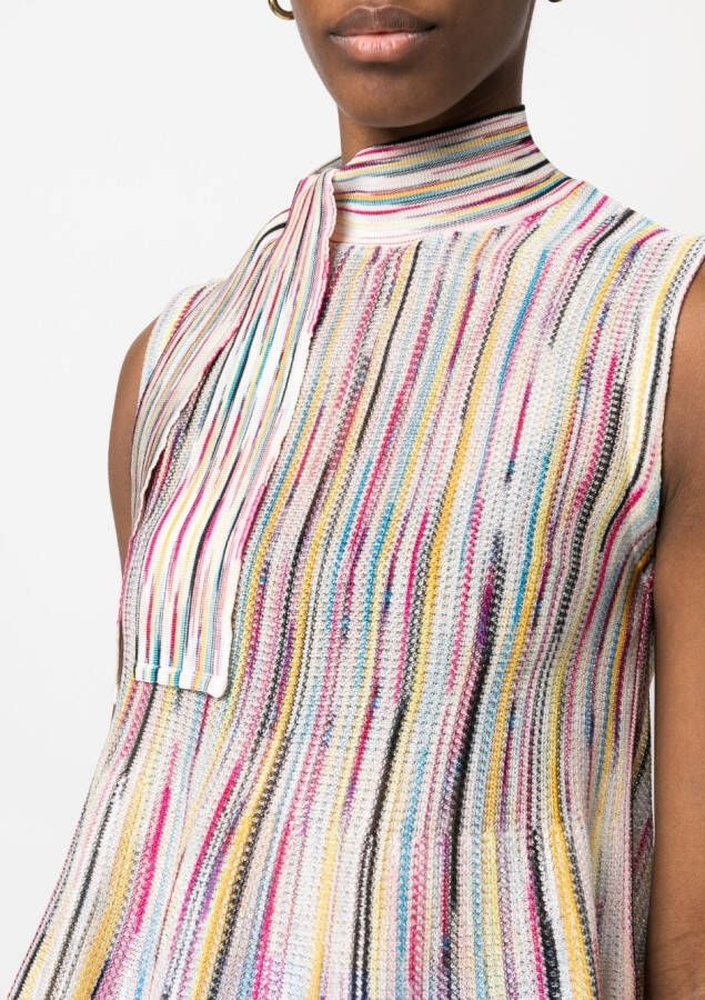 Missoni Top met striksluiting Roze