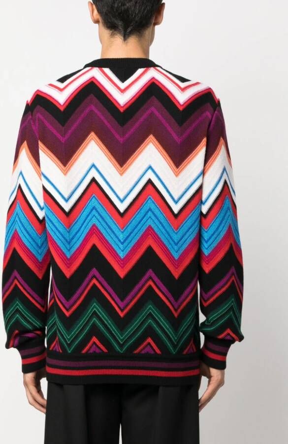 Missoni Trui met ronde hals Rood