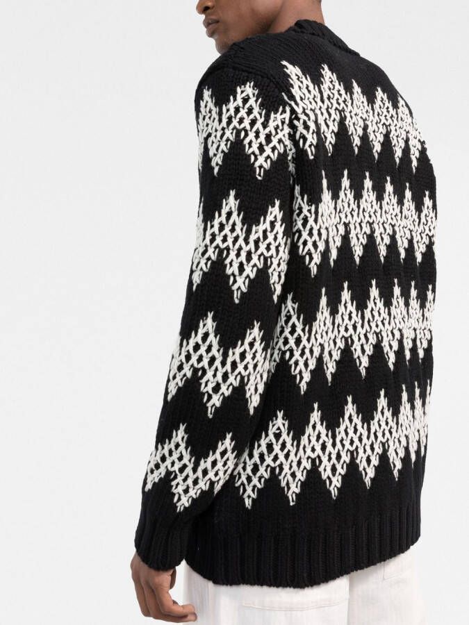 Missoni Vest met zigzag patroon Zwart
