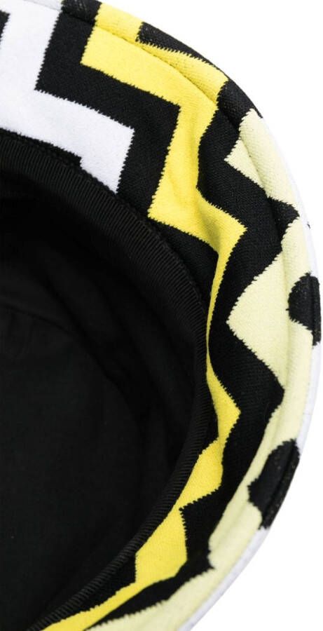 Missoni Vissershoed met zigzag-patroon Geel