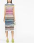 Missoni Midi-jurk met zigzag patroon Wit - Thumbnail 2