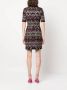 Missoni Jurk met zigzagpatroon Zwart - Thumbnail 4