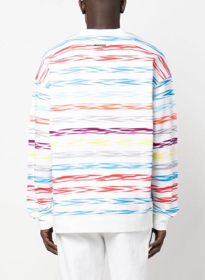Missoni Sweater met zigzag-print Wit