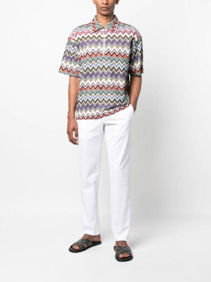 Missoni Overhemd met zigzag-print Grijs
