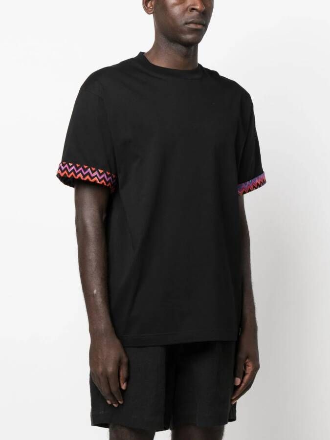 Missoni T-shirt met afwerking Zwart