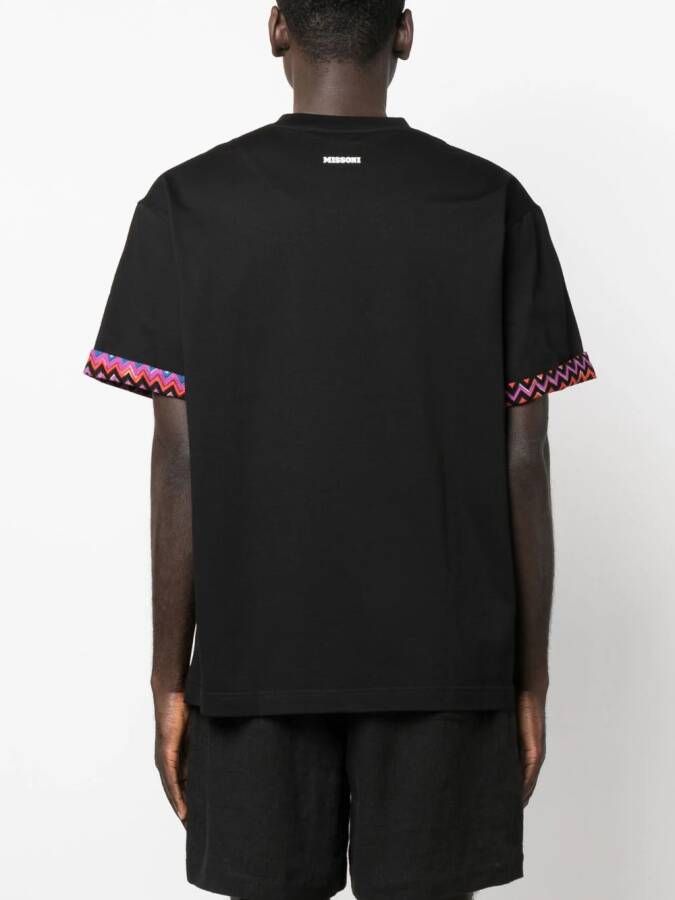 Missoni T-shirt met afwerking Zwart